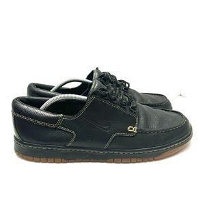 Nike Mad Jibe Black Leather Casual Shoes Sneakers